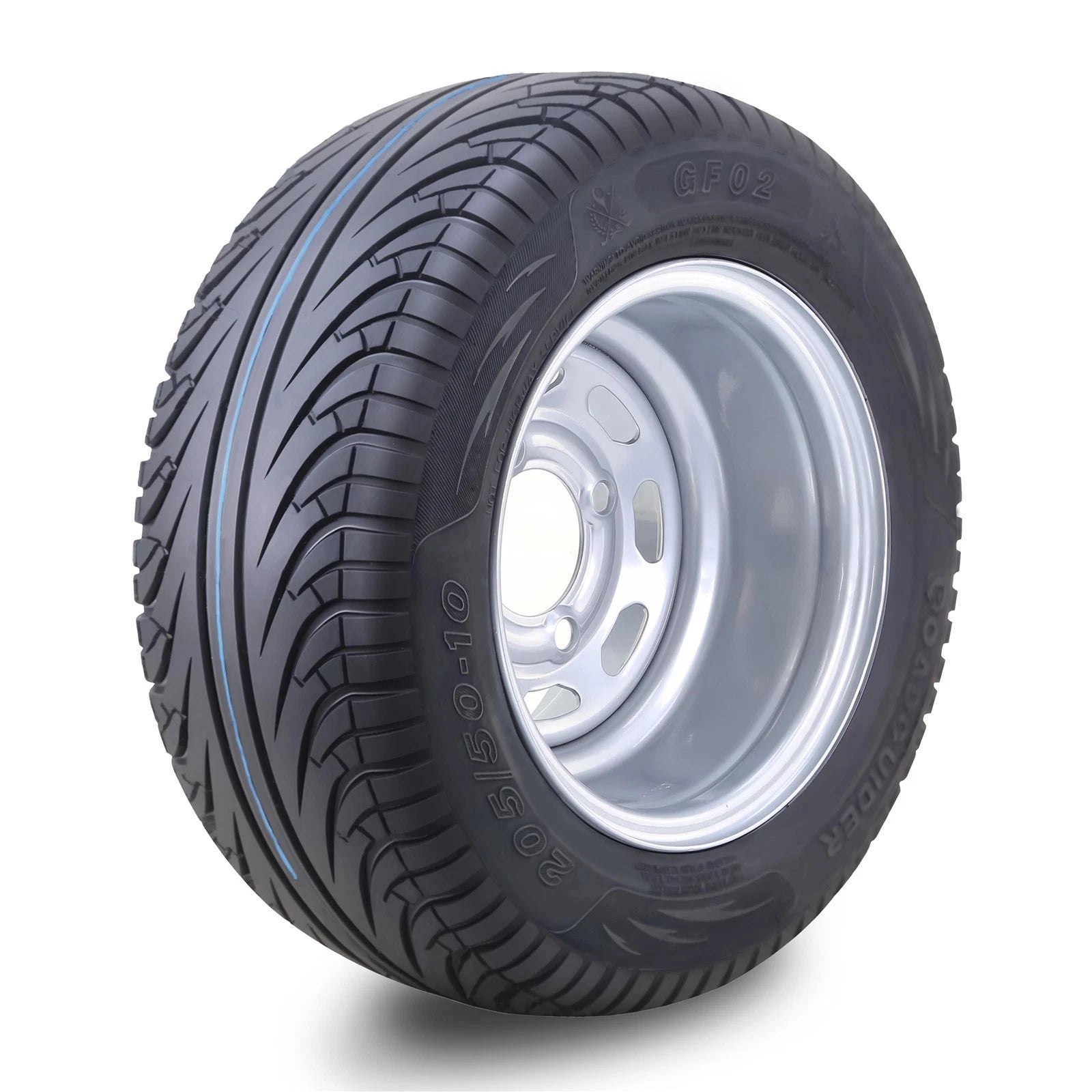 Golf Cart Tire Assembly 205/50-10 for Libra (4x4" PCD ET-15.5)