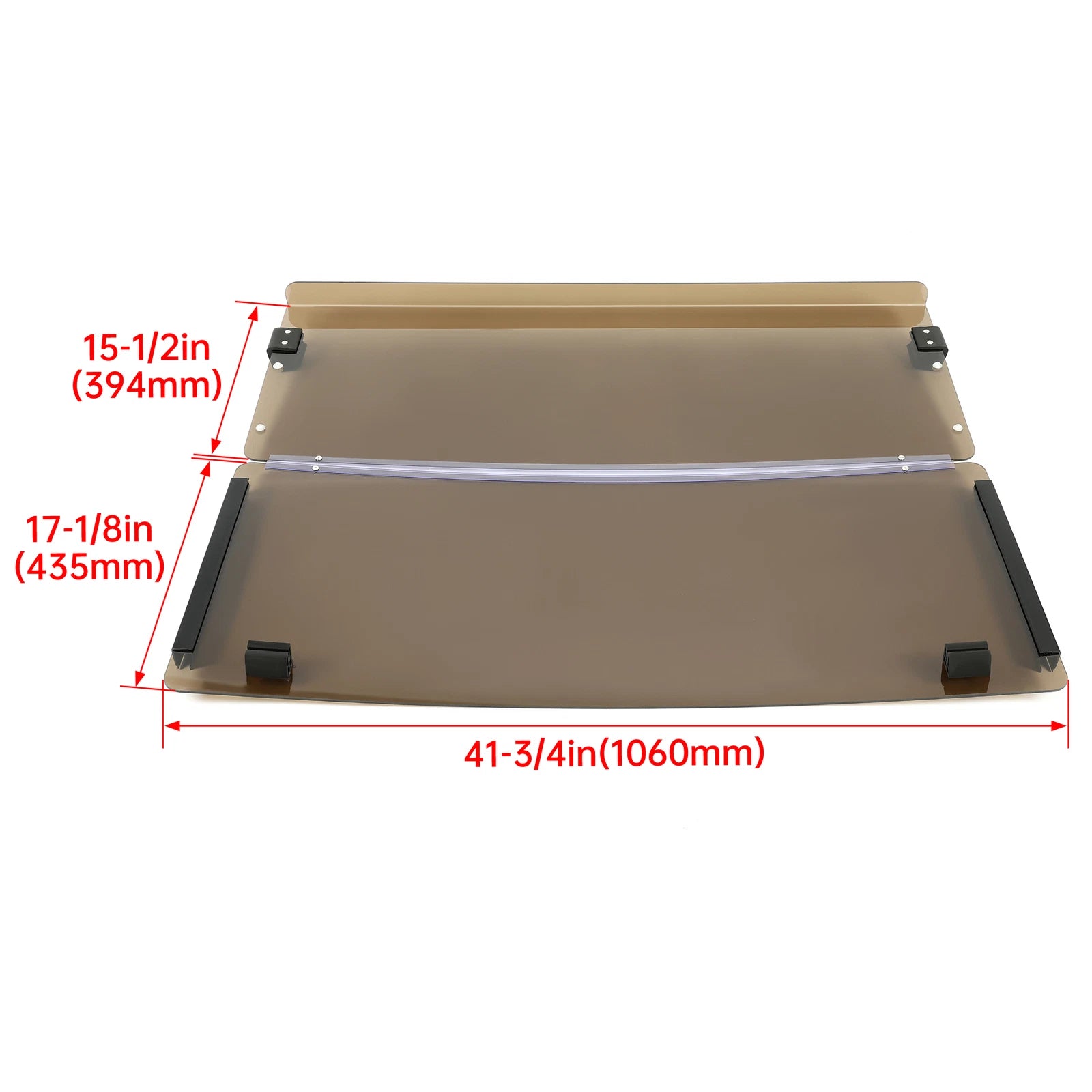 Tinted Fold Down Windshield for EZGO Marathon (1986–1994.5)