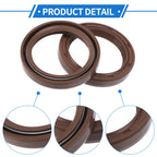 2X Oil Seal Rotary Shaft Seal for Various Models (36x47x7mm) FKM Rubber