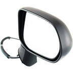 Power Mirror Set of 2 for Honda Civic (2006–2011) Textured Black Manual Folding