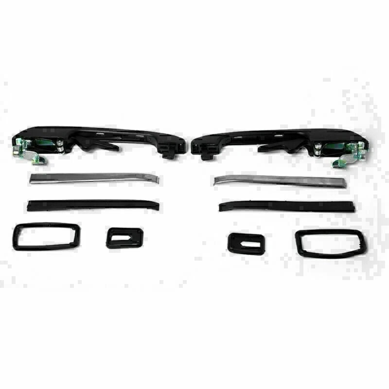 2X Rear Door Handle Set for Volkswagen Passat Jetta Golf (1974–1994)