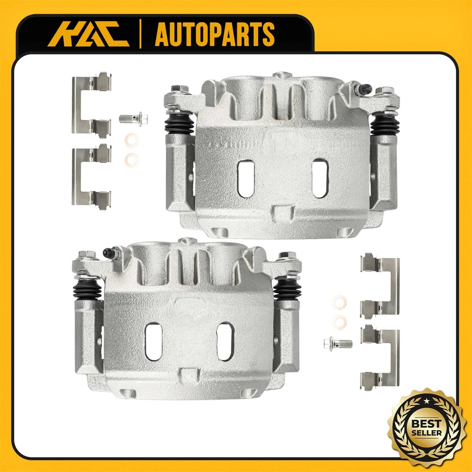 2x Front LH & RH Brake Calipers for Infiniti QX56 QX80 Nissan Titan (2011–2019)