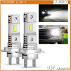 2X H7 LED Headlight Bulb Kit for AUXITO (6500K, 30000LM)