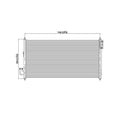 Replacement A/C Condenser Repair Part For 2003-2007 Nissan Murano