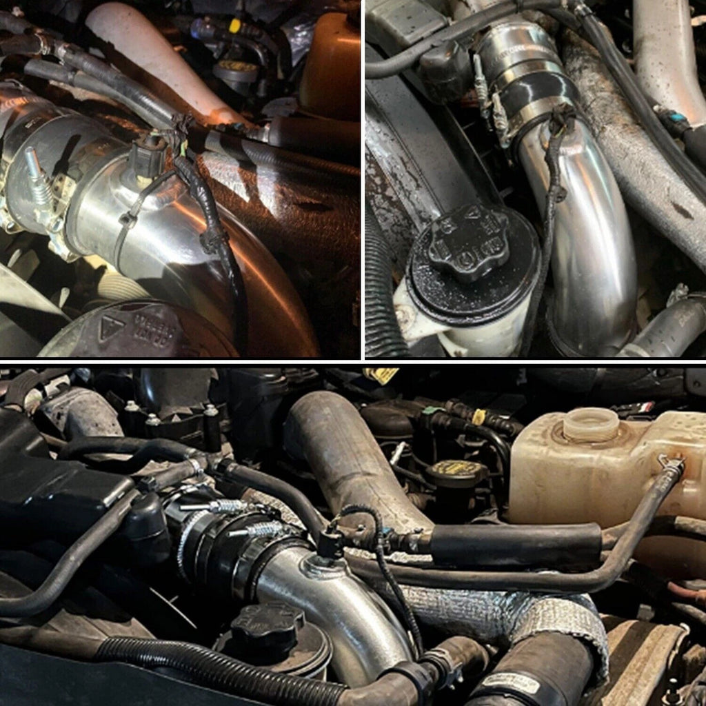 Black Cold Side Intercooler Pipe Upgrade for Ford 6.7L Powerstroke (2011–2016)