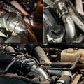 Black Cold Side Intercooler Pipe Upgrade for Ford 6.7L Powerstroke (2011–2016)