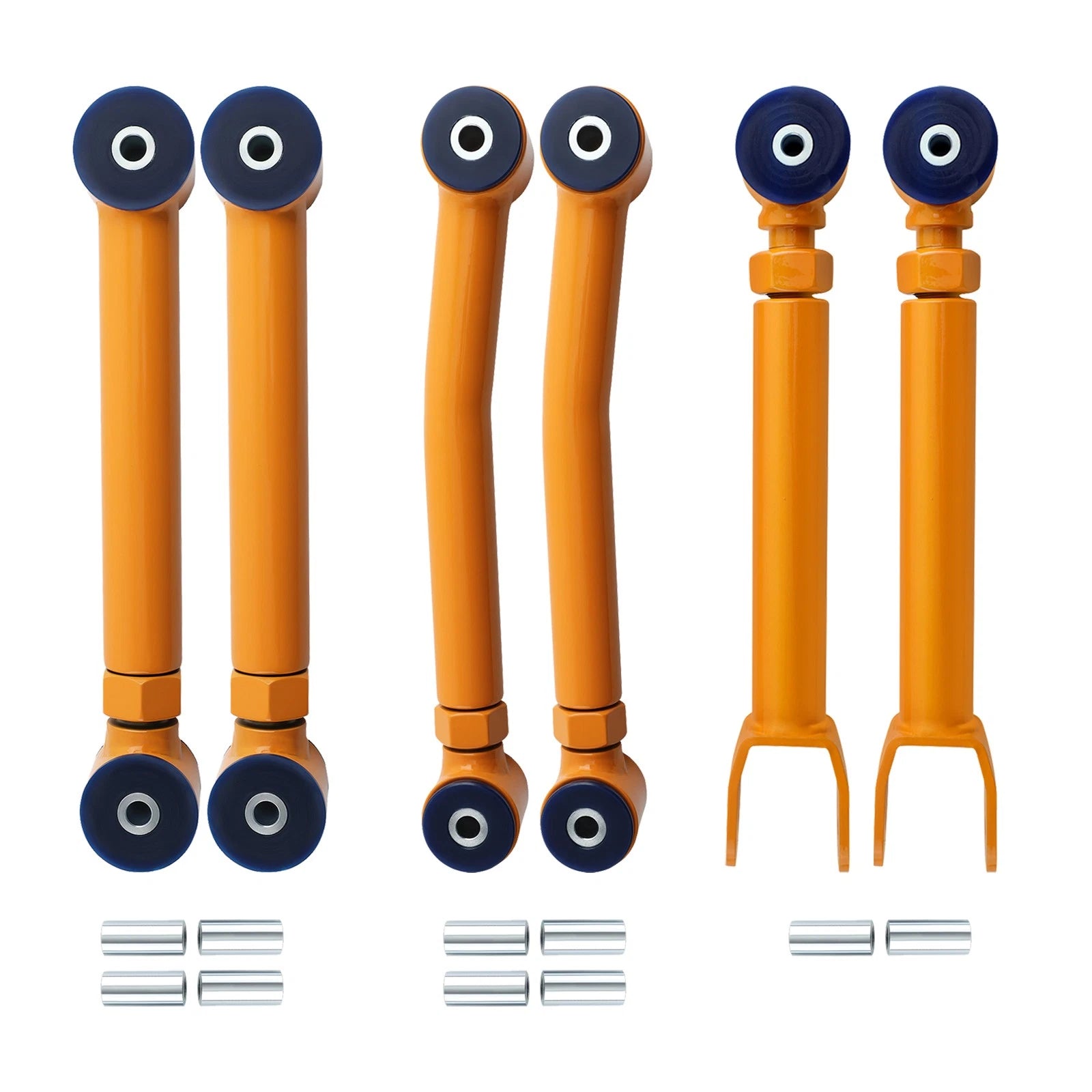 Set of 4 Adjustable Control Arms for Jeep Wrangler TJ (1997–2006)