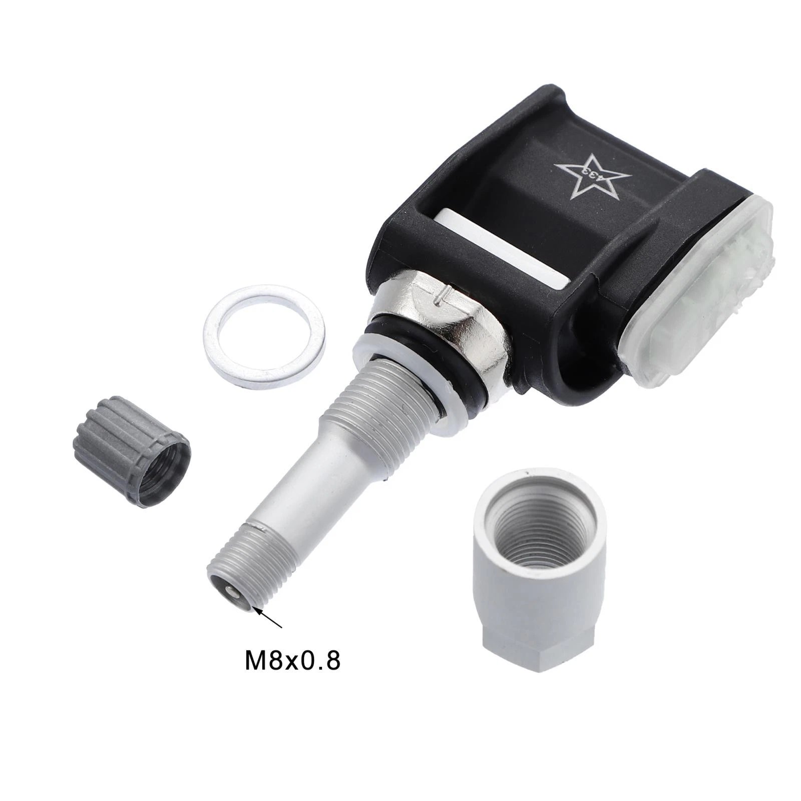 Set of 4 Tire Pressure Monitoring System Sensors 36106872774 for BMW X5 (2007–2013)