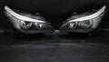 Halogen Headlight Assembly Set for BMW 528i (2008–2010) Right + Left Side