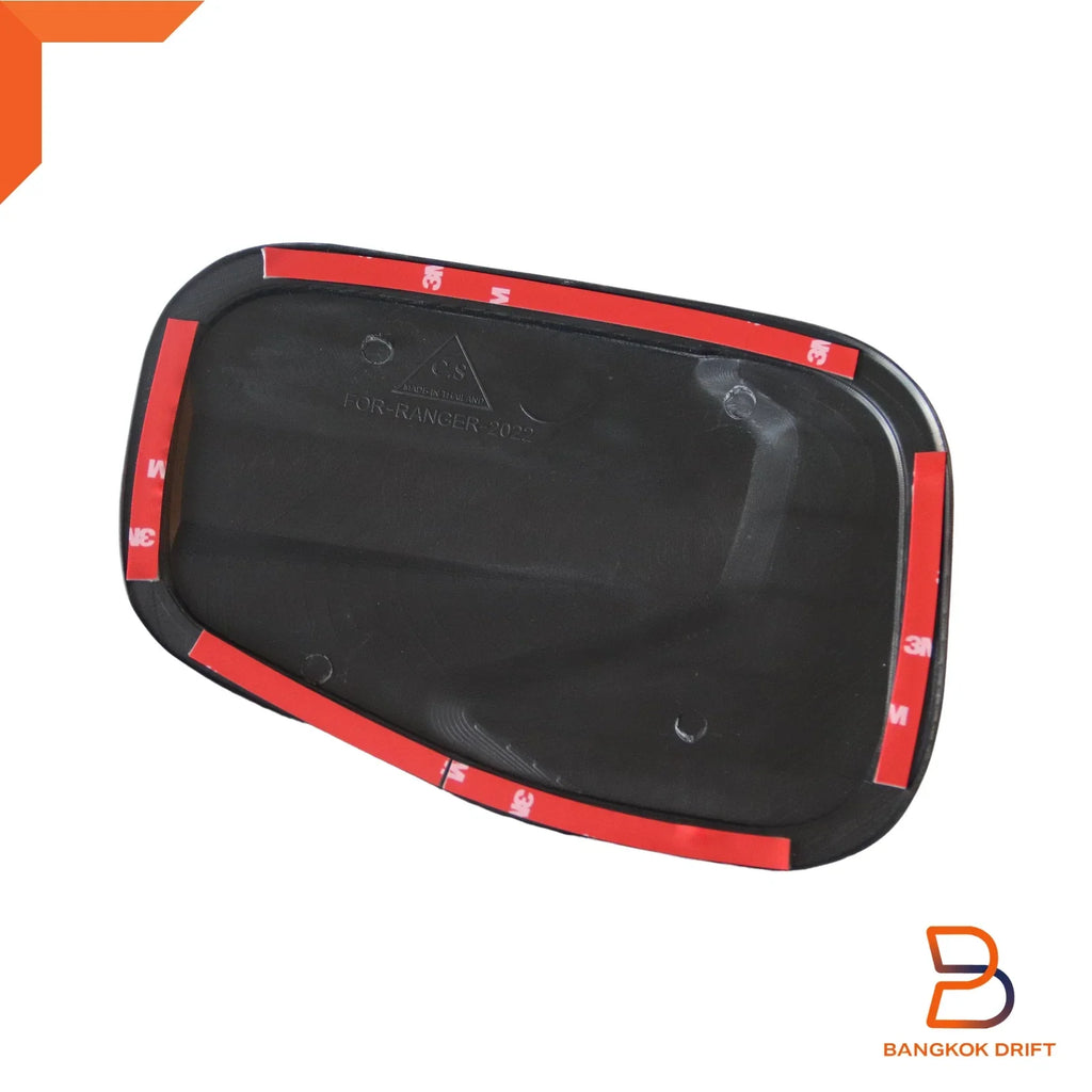 Black Fuel Oil Tank Cap Cover Trim for Ford Ranger Ute (2022-2024)