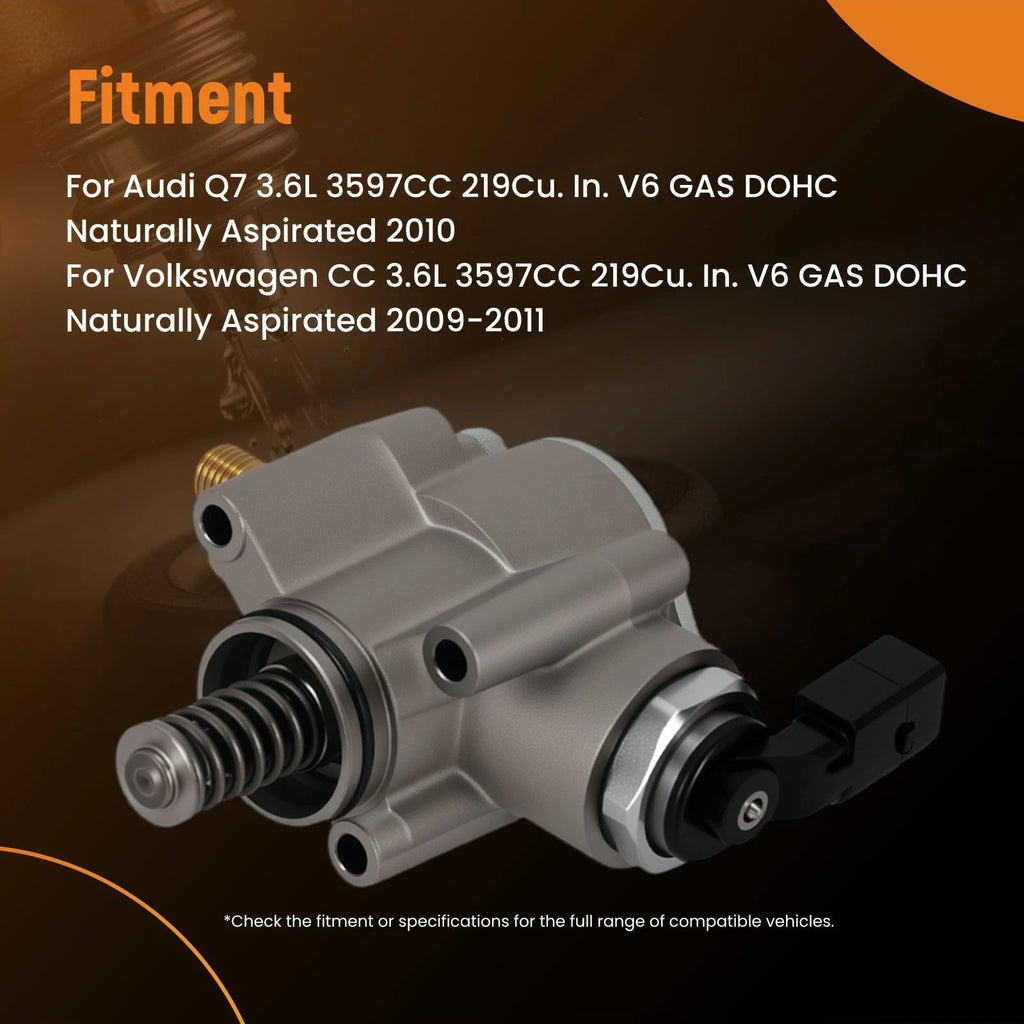High Pressure Pump for Audi Q7/VW CC/Passat 3.6L V6 (2008–2011)