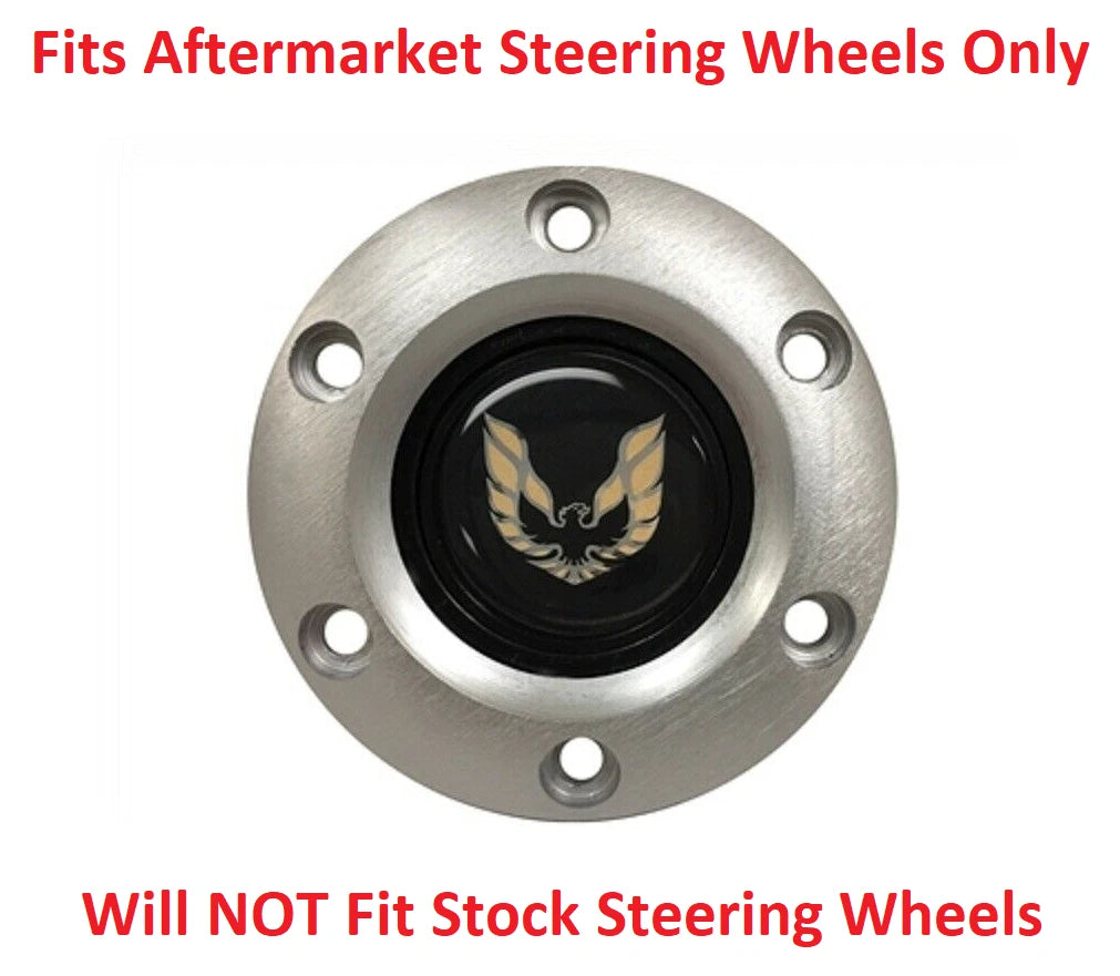 Horn Button 6 Hole Brushed for Pontiac Firebird (1968–1979)