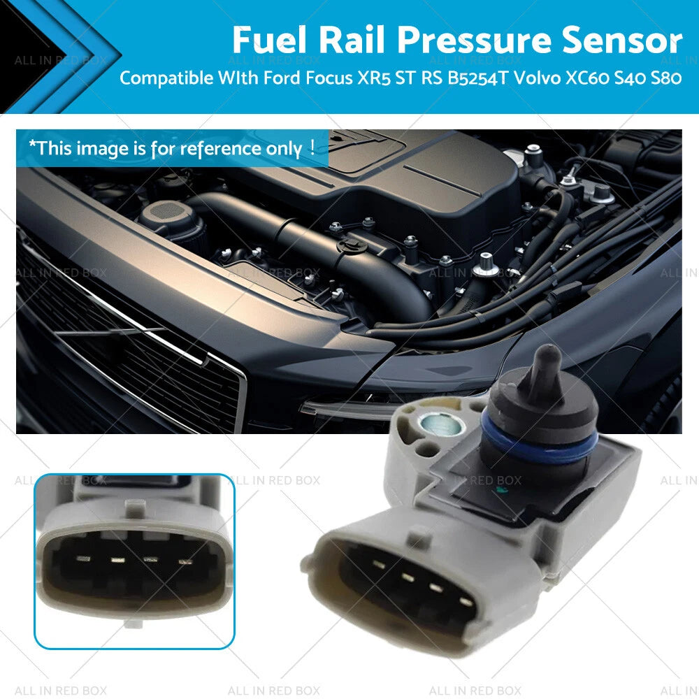 Fuel Rail Pressure Sensor for Volvo XC60 S40 S80 Ford Focus XR5 ST RS (2008–2018)