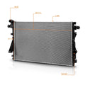 Aluminum Radiator for Ford F250-F550 SD 6.7L Turbo (2011–2016) DPI-13230