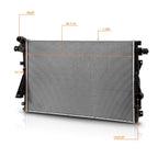 Aluminum Radiator for Ford F250-F550 SD 6.7L Turbo (2011–2016) DPI-13230