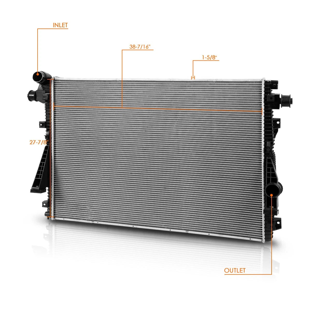 Aluminum Radiator for Ford F250-F550 SD 6.7L Turbo (2011–2016) DPI-13230