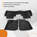 Set of 4 Black Custom Floor Mats for Nissan Murano (2019–2023) TPE All-Weather