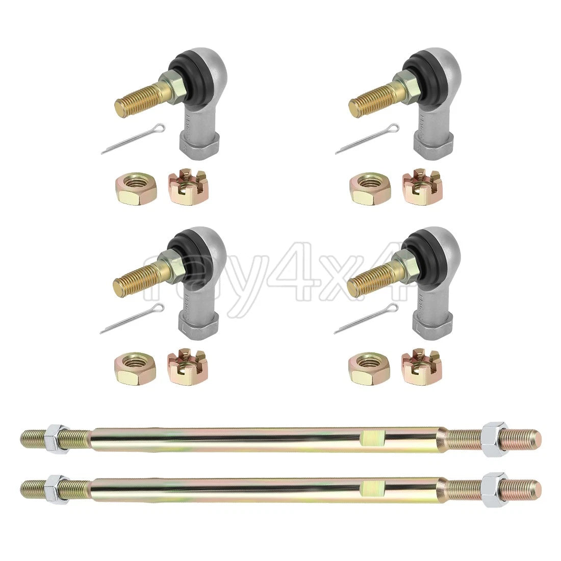 2X Tie Rod & Ball Joint for Polaris Sport 400L 300 2x4 Big Boss 250 4x6 (1994)