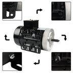 2 HP General Electric Motor for 56C Frame (230/460 Volt)