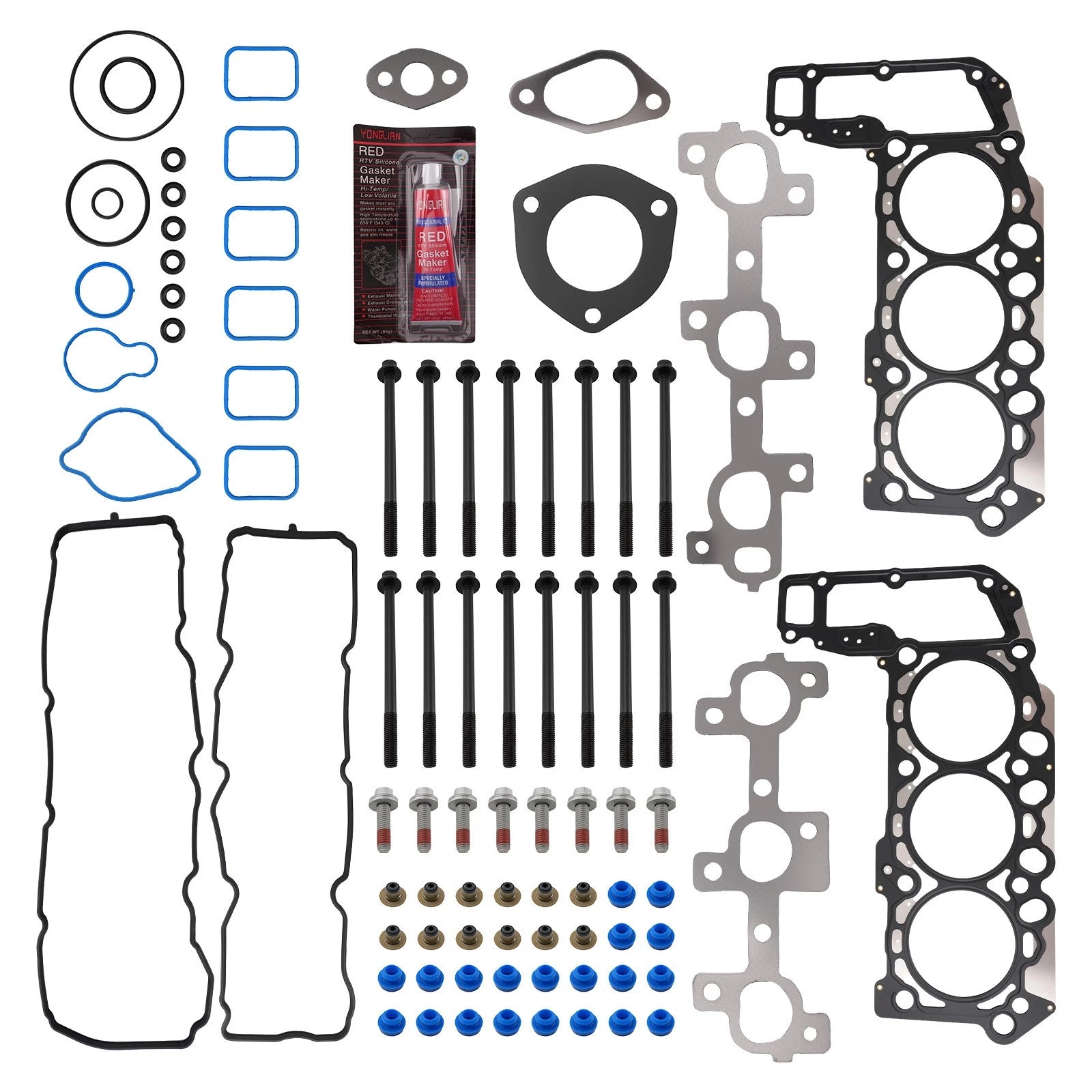 MLS Head Gasket Bolts Set for Dodge Nitro 3.7L V6 (2007–2011) HS26229PT-1