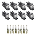 Set of 8 Ignition Coils & NGK Spark Plugs for Silverado 1500 V8 (2007–2013)