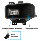 Clear Fog Light Lamp for Ford F150 (2018–2020) Right Passenger Side