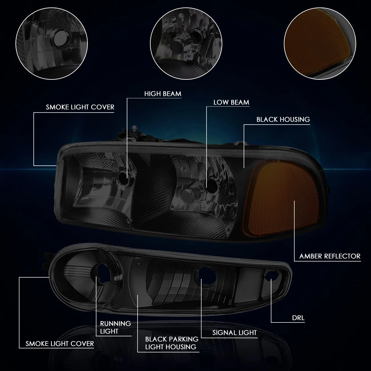 A/C Condenser for Hyundai Santa Fe (2019–2020) Aluminum Core Replacement