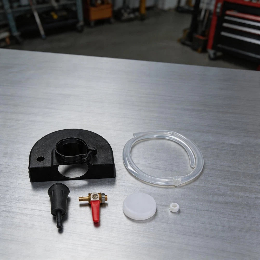 Water-Assisted Dust Cover for Angle Grinder (12 x 9 cm) Steel Black