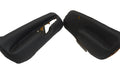 Set of 4 Door Panel Inserts for Jetta (1999–2004) Black Leather Synthetic