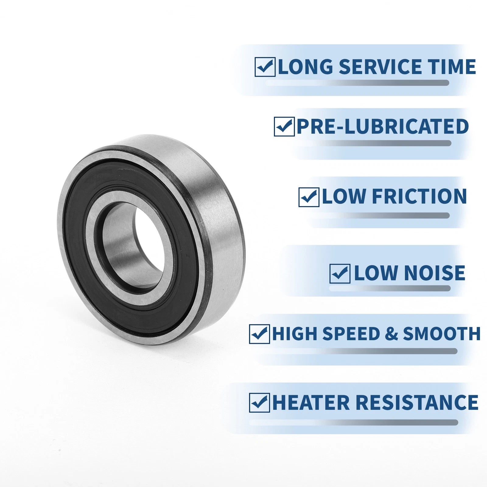 1 Pc 6203VV Deep Groove Ball Bearing for Scooter Skateboard Wheel (17x40x12mm)