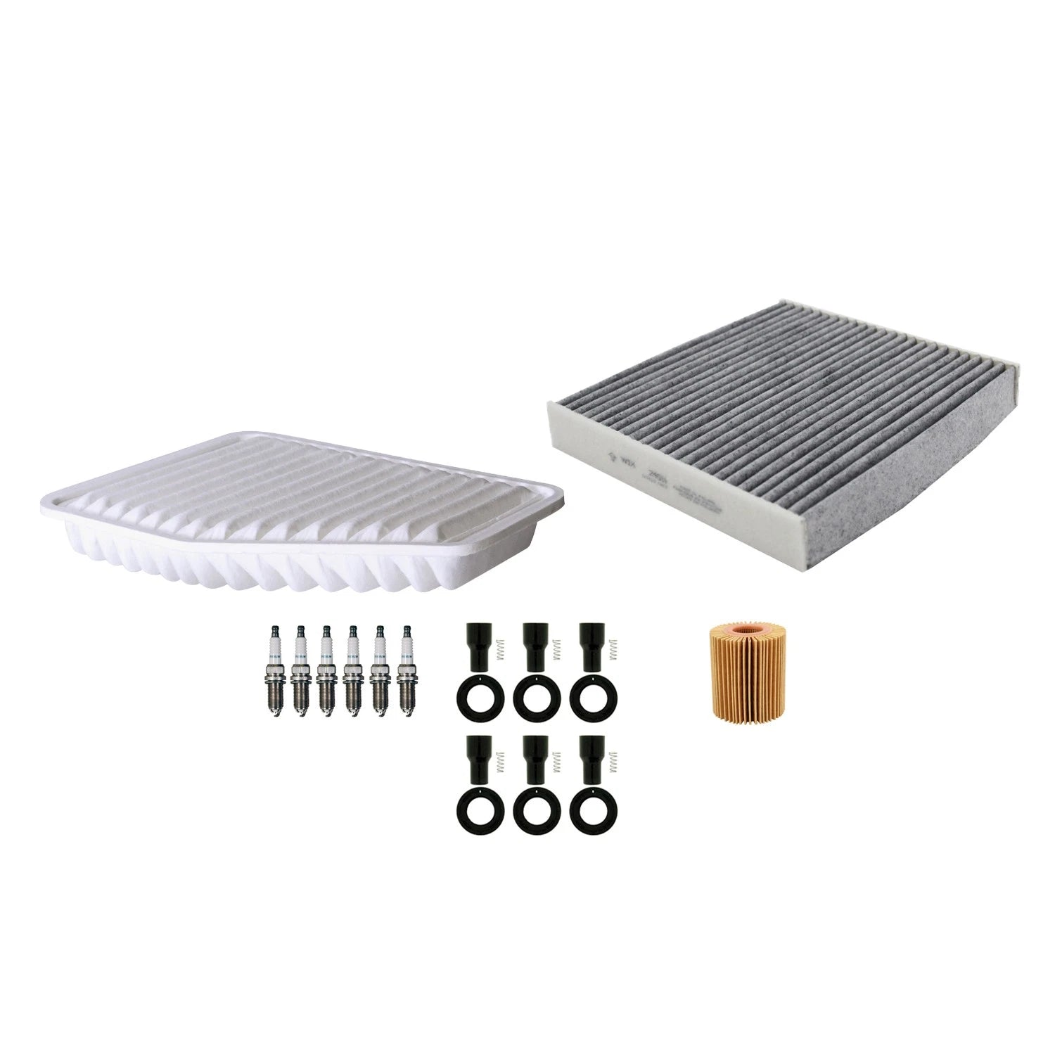 Tune Up Kit with NGK 6 Spark Plugs & Boots for Lexus GS300 GS450h (1998–2020)