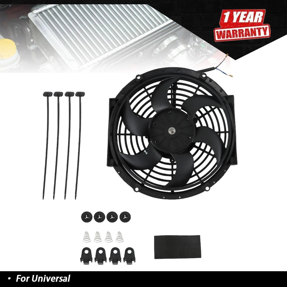 10-Inch Electric Cooling Fan for Universal Applications (12V)