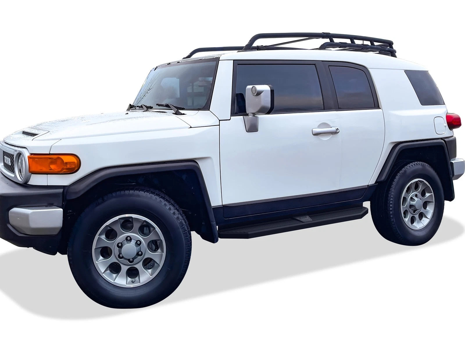 Black Running Boards for Toyota FJ Cruiser (2007-2014)