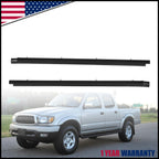 2X Front Weatherstrip Door Window Moulding Trim Seal for Toyota Tacoma (1995–2004)