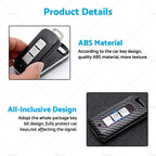 Carbon Fiber Key Fob Chain Case for Mitsubishi Outlander