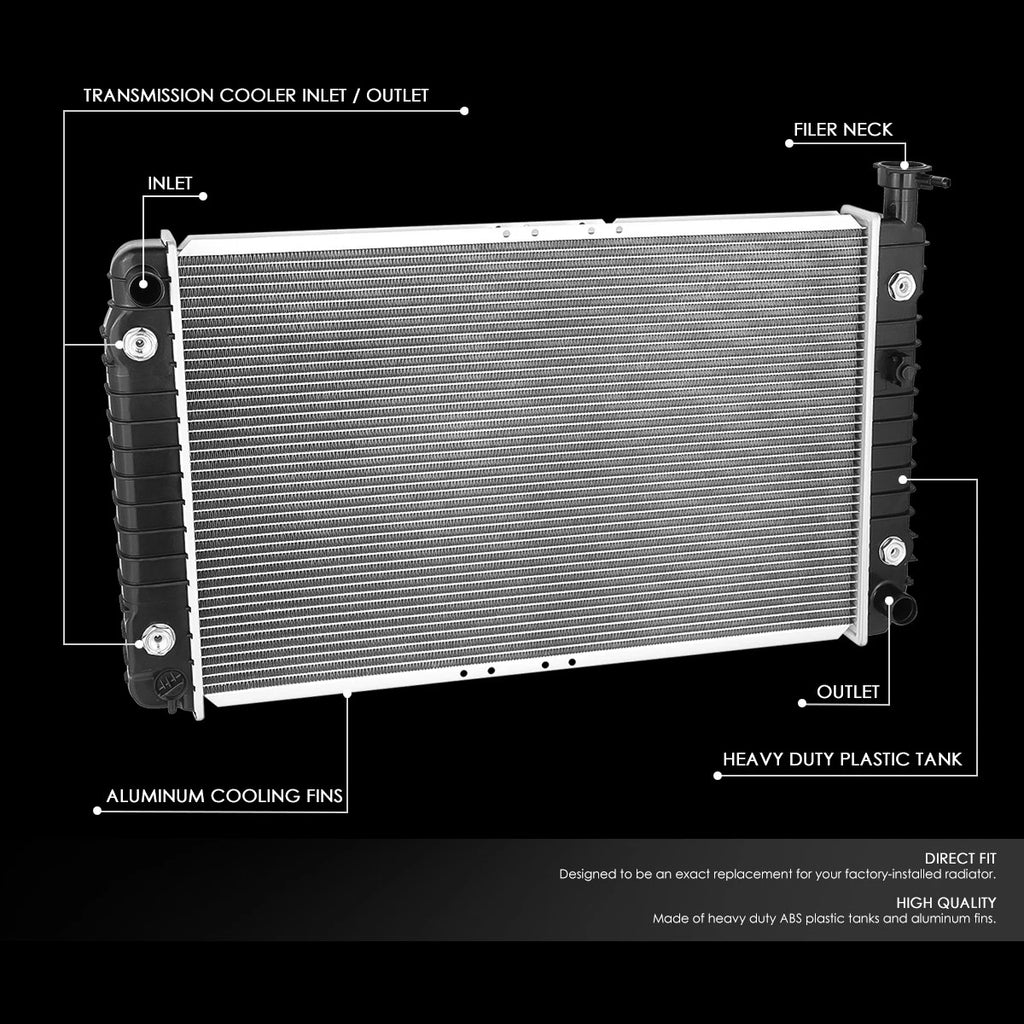 Cooling Radiator for Chevrolet Lumina APV Trans Sport (1996) DPI 1799