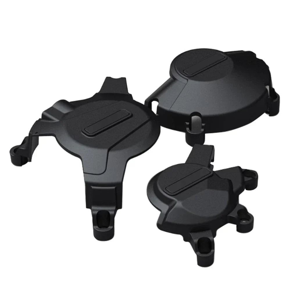 Black Motorcycle Engine Cover Protector Set for Honda CBR600RR (07-24)