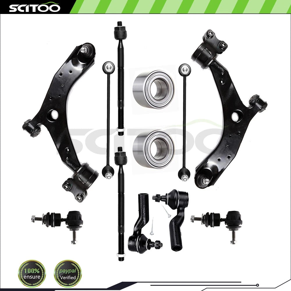 Front Control Arm Sway Bar End Link Wheel Bearing for Mazda 3 (2005–2008)