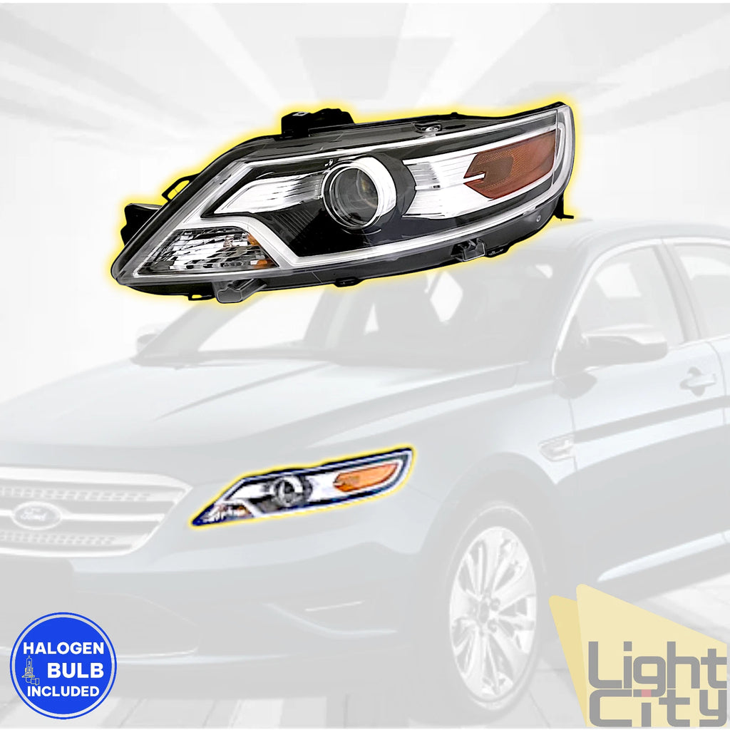 Driver Side Halogen Headlight for Ford Taurus (2010–2012)