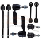 8Pcs Front Lower Ball Joints & Tie Rods for Jeep Liberty (2002–2004)