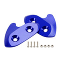 Blue mirror delete blanking block off plates for YZF-R1 YZF-R1M (2015–2019)
