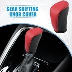 Gear Shifting Knob Cover for Nissan Rogue (2017) PU Leather Black