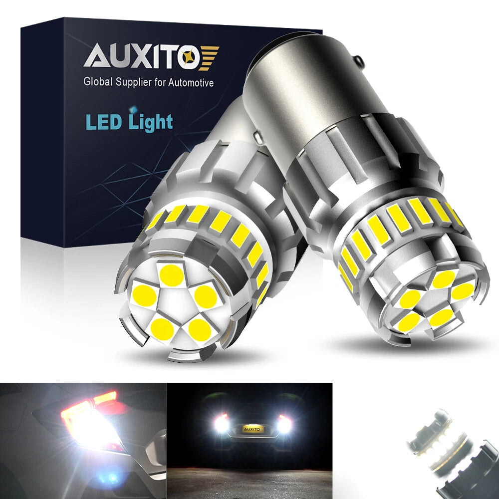 Set of 2 LED Turn Signal Parking Light Bulbs for 1157 BAY15D