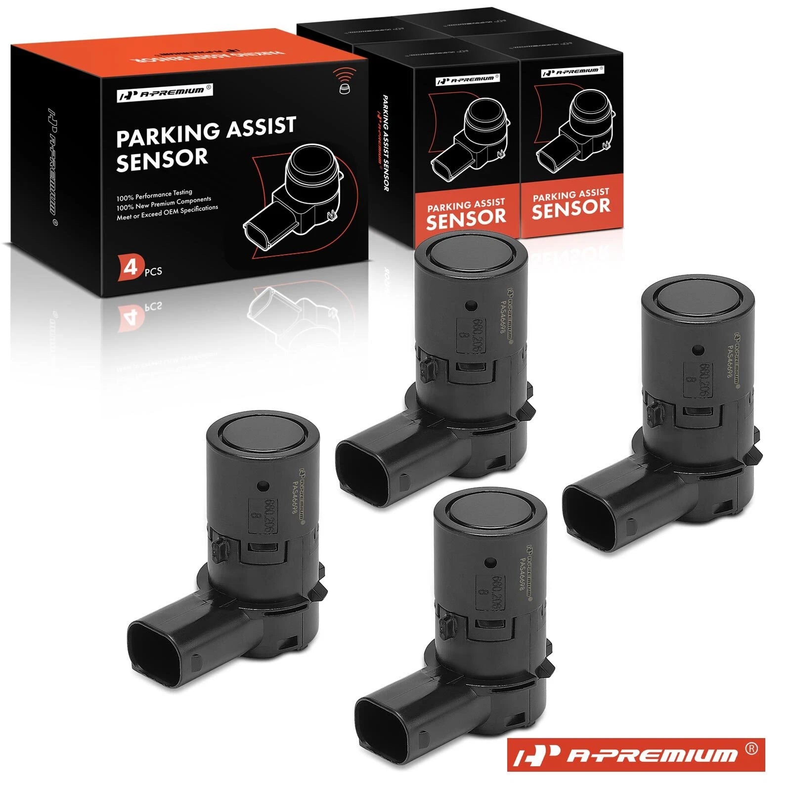 Set of 4 Parking Assist Sensors for BMW 525i 540i M5 Mini