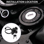Ignition Key Switch for Honda CBR250 MC19 MC22 (1988–1994) Set of 1