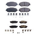 PowerStop Z17 Low-Dust Ceramic Disc Brake Pads Kit for Avalon ES250 (2013–2018)