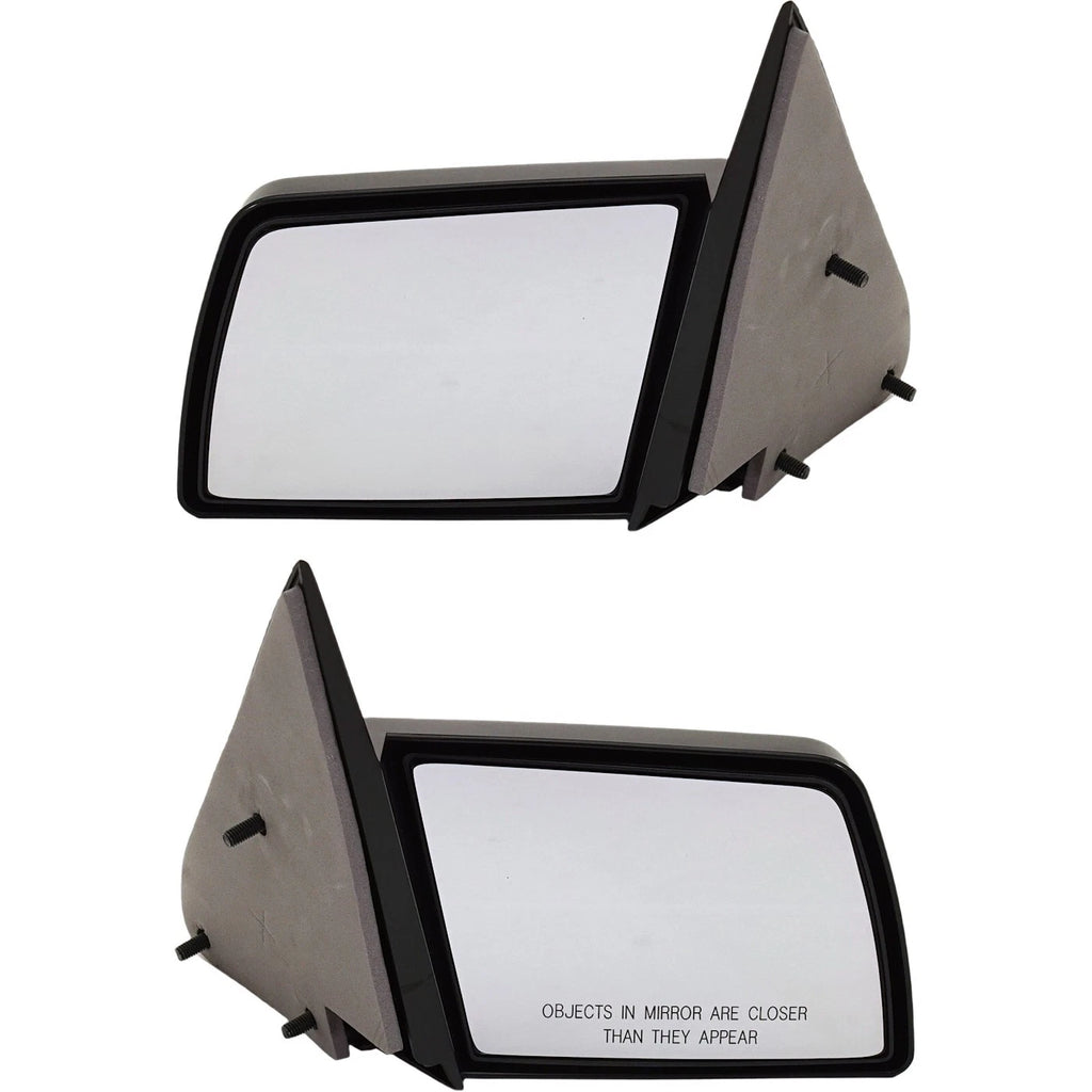 Set of 2 Manual Glass Mirrors for Chevrolet K1500 (1988–1999)