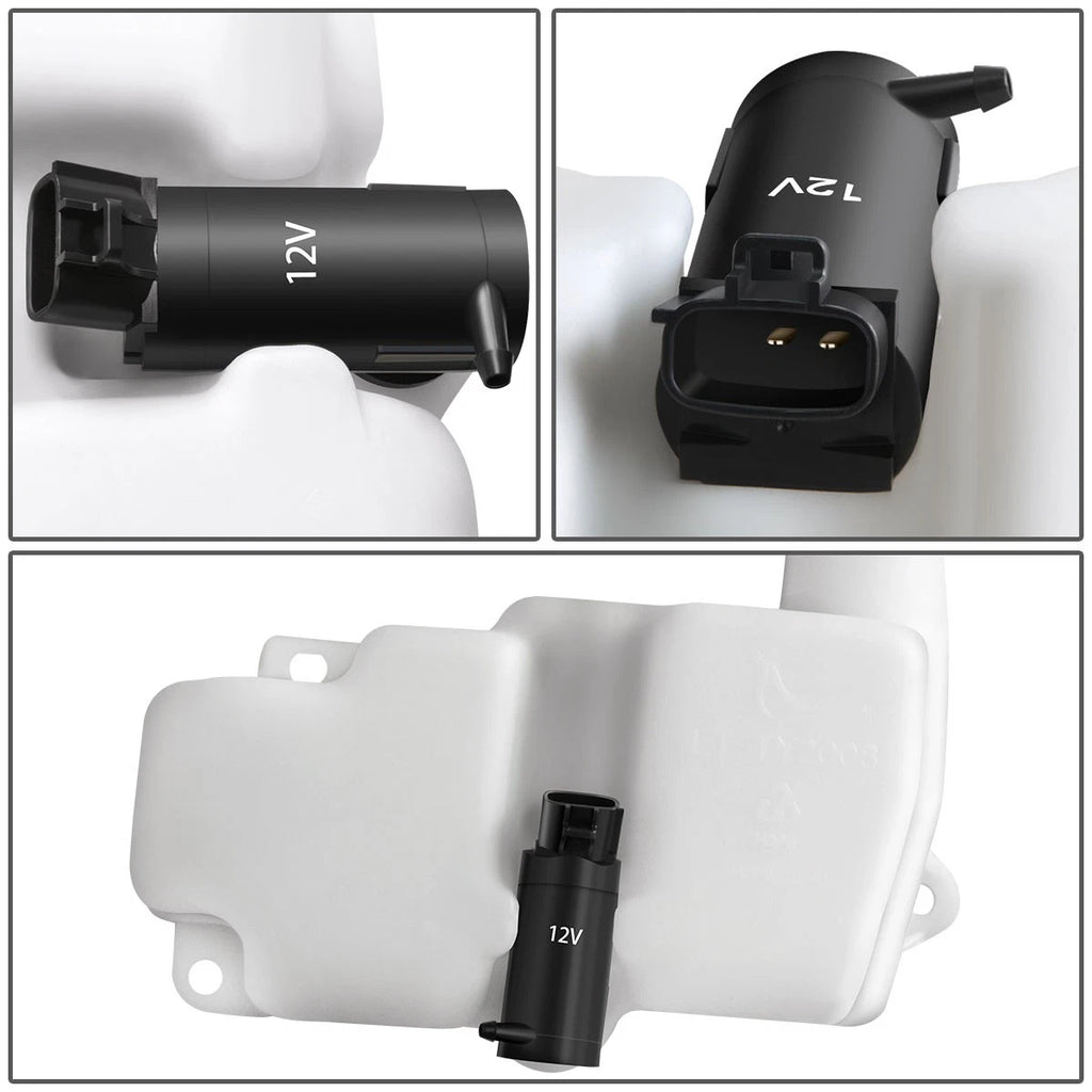 Windshield Washer Fluid Reservoir Tank Bottle w/Cap+Pump for Toyota Tercel (1995–1999)