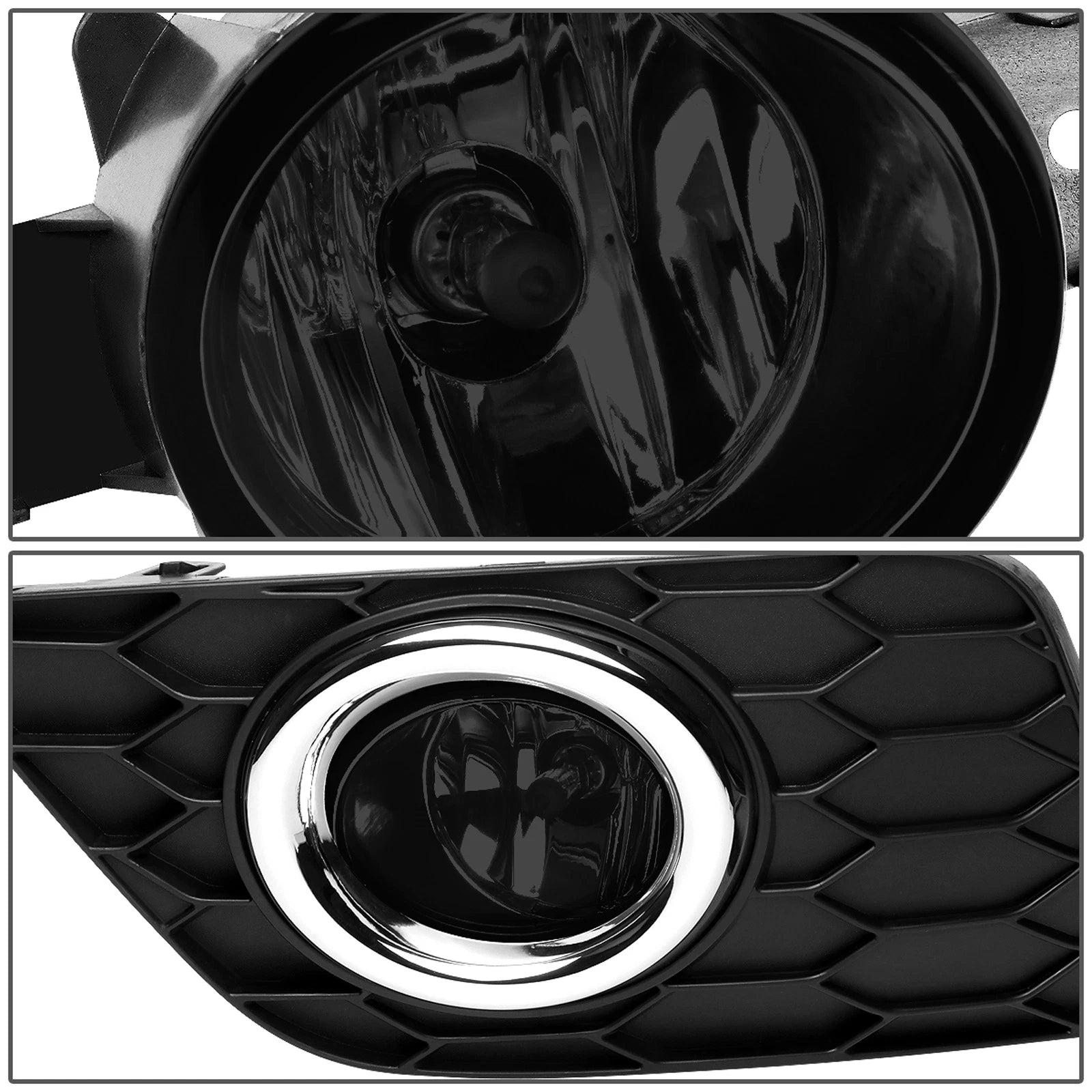 Fog Light Lamps with Bezels for Nissan Sentra (2016–2019)