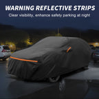 Waterproof Car Cover for Audi Q2 (2009–2024) with Zipper, PEVA Spunlace Cotton